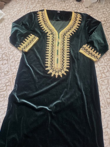 Moroccan kaftan velvet - velvet, abaya