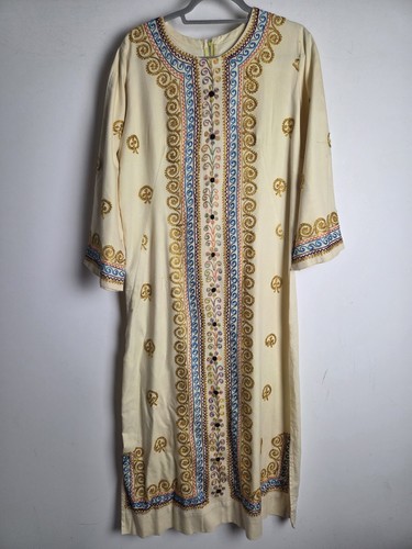 Moroccan embroidered kaftan - embroidered,