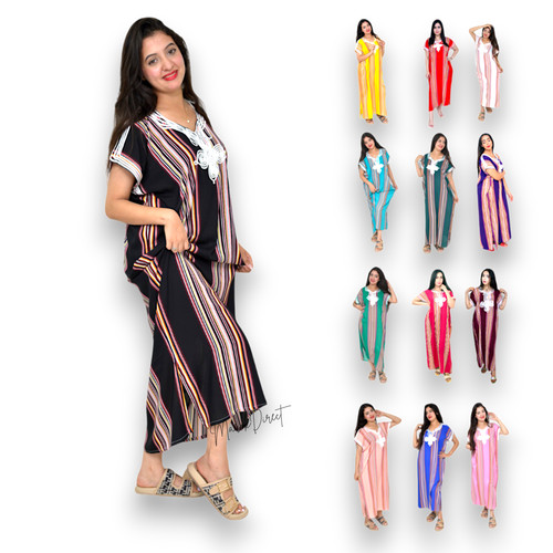 Kaftan dress moroccan maxi - dress,