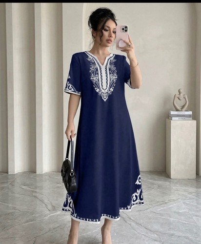 Moroccan style kaftan dress - moroccan-style,