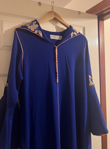 Navy blue moroccan - blue, jellaba