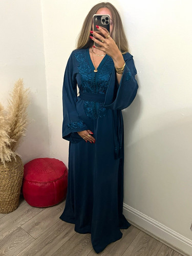 Petrol blue moroccan - petrol,