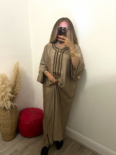Moroccan zebra print gold and