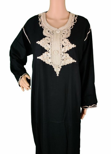 Moroccan kaftan cotton maxi - moroccan,