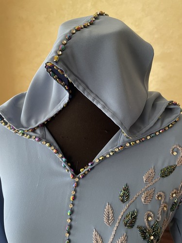 Blue moroccan caftan - 06/26,
