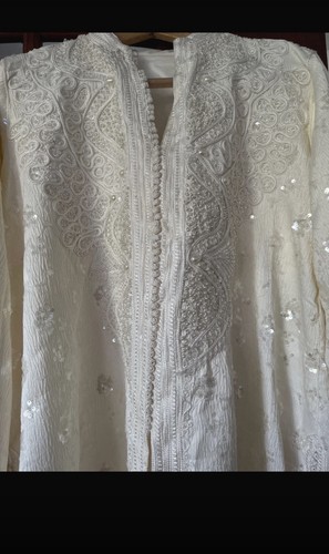 Kaftan elegance women white - kaftan, women's