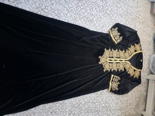Moroccan kaftan velvet abaya - moroccan, kaftan,
