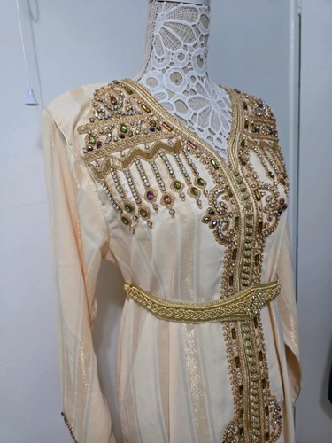 Moroccan kaftan elegant - moroccan, kaftan,