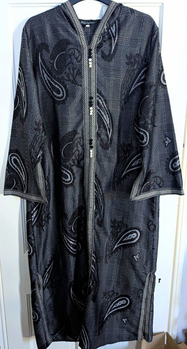 Moroccan style djellaba hooded - moroccan,