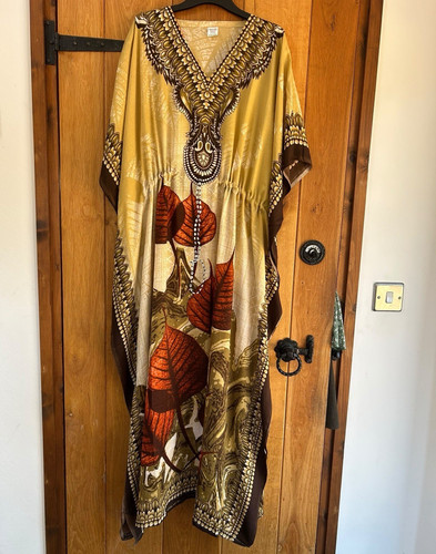 Women moroccan kaftan long - women's,