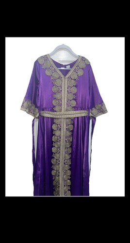Girls purple moroccan kaftan - girls,
