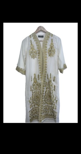 Kids white moroccan kaftan - kids,